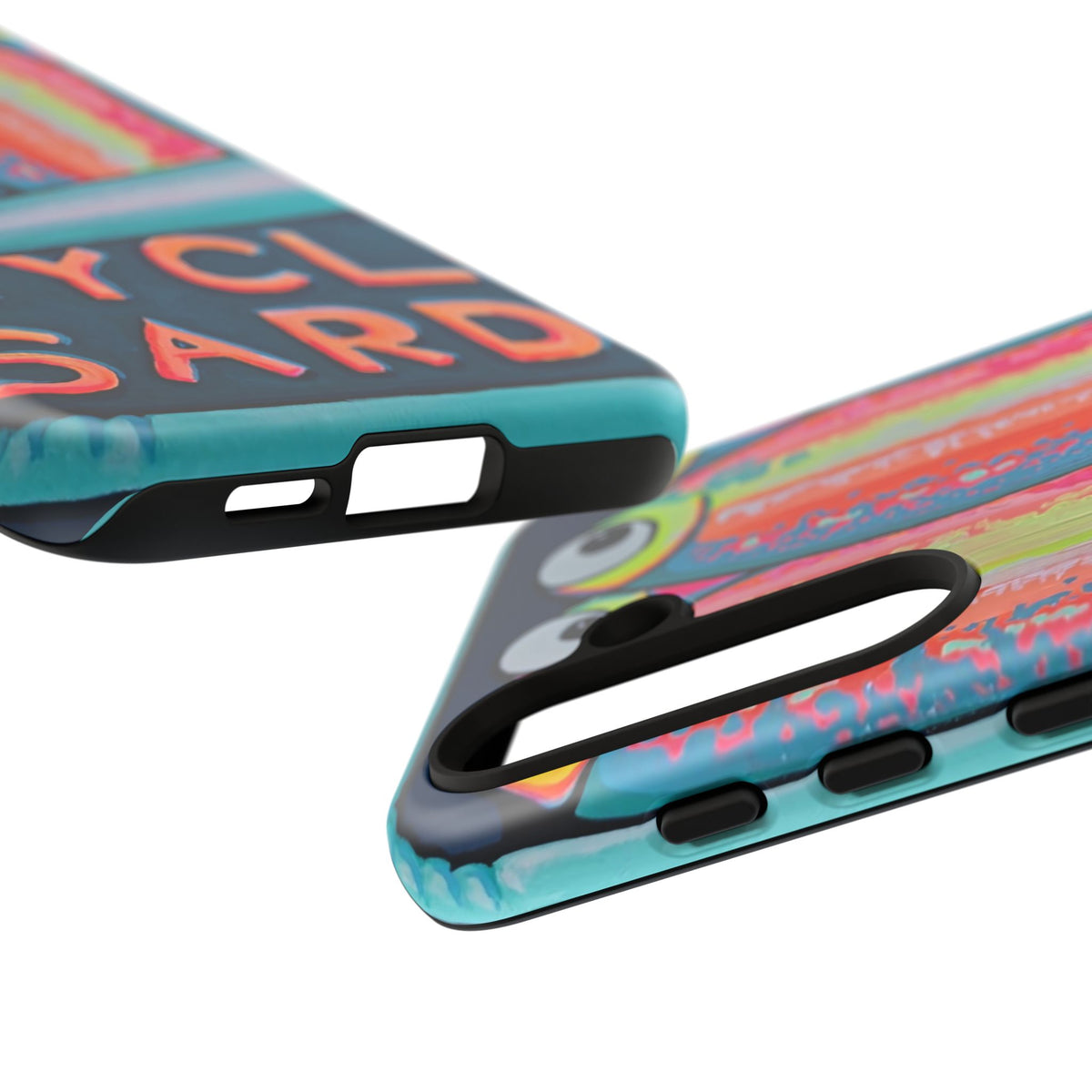 Neon Sardines Tough Phone Case