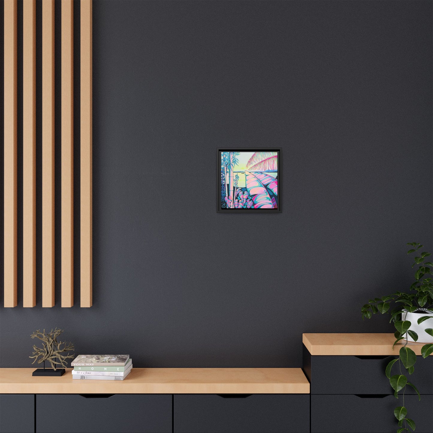 Impression sur toile « Sérénité encadrée Bocas »