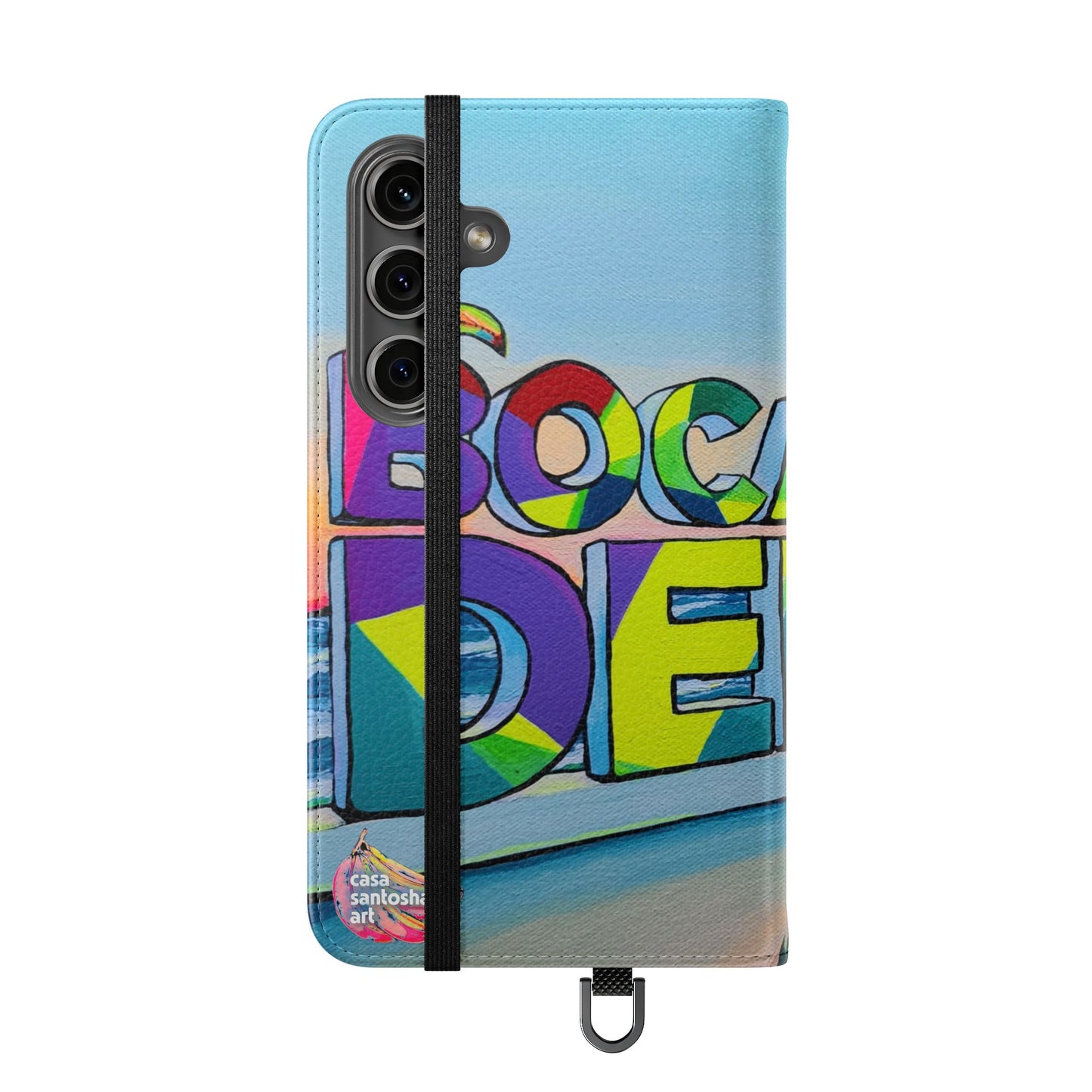 Bocas Del Toro Sign Flip Phone Case – Wallet Cover with Card Slots