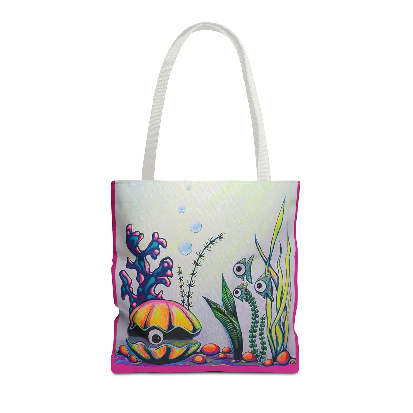 Premium Cyclops Clam Tote Bag, Original Artist Design, Reusable Shopping Tote,  Eco-Friendly