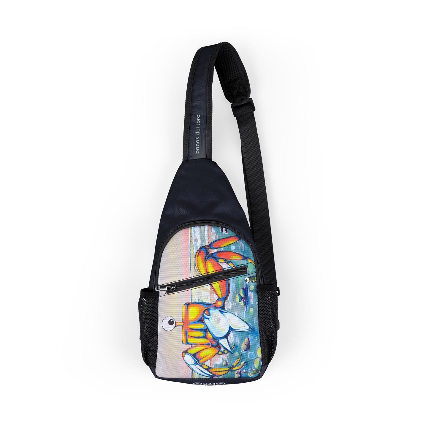 Cyclops Crab Art Sling Bag - Travel or Everyday Chest Bag