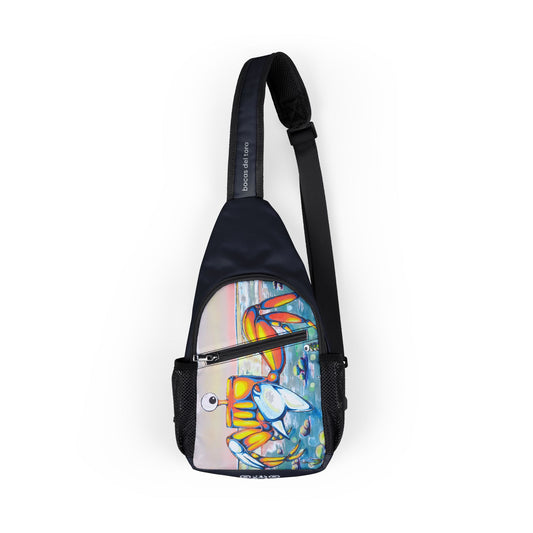 Cyclops Crab Art Sling Bag - Travel or Everyday Chest Bag