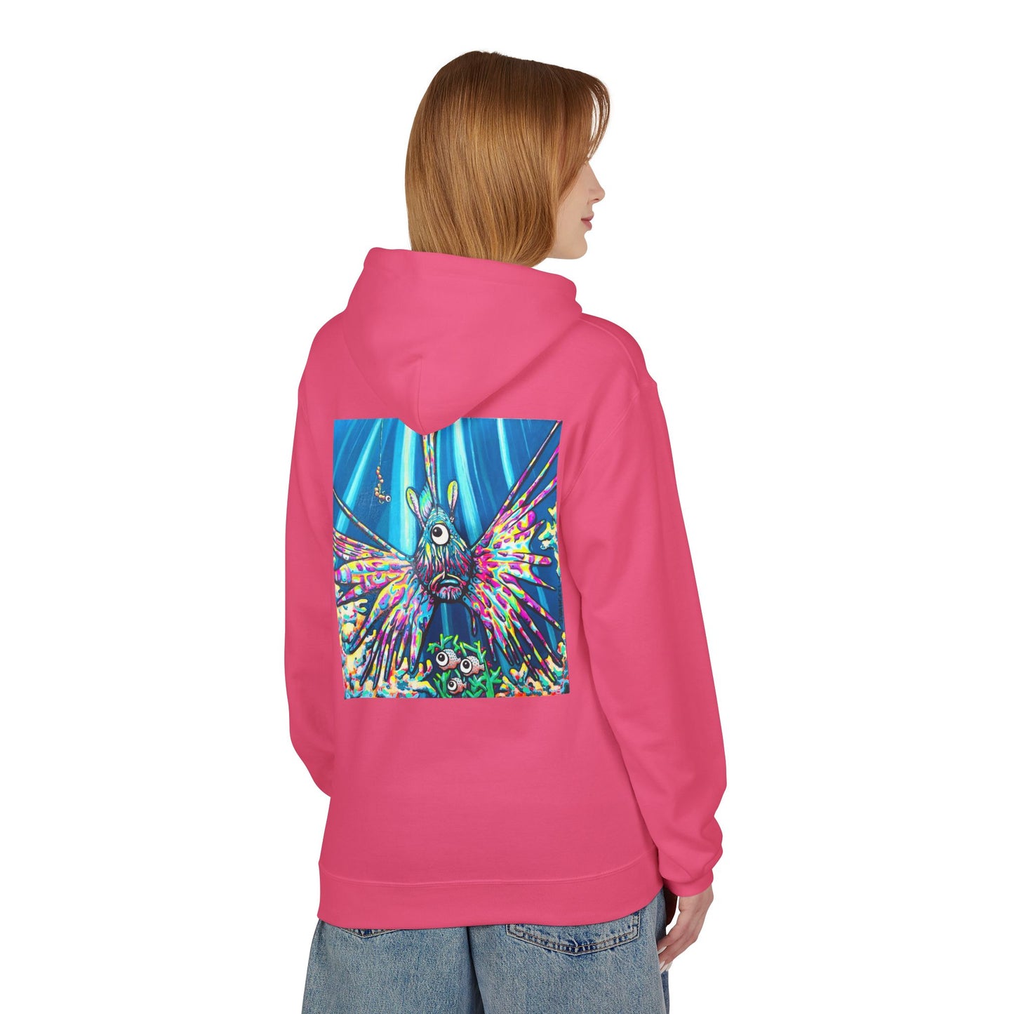 Unisex Cyclops Lionfish Soft Hoodie