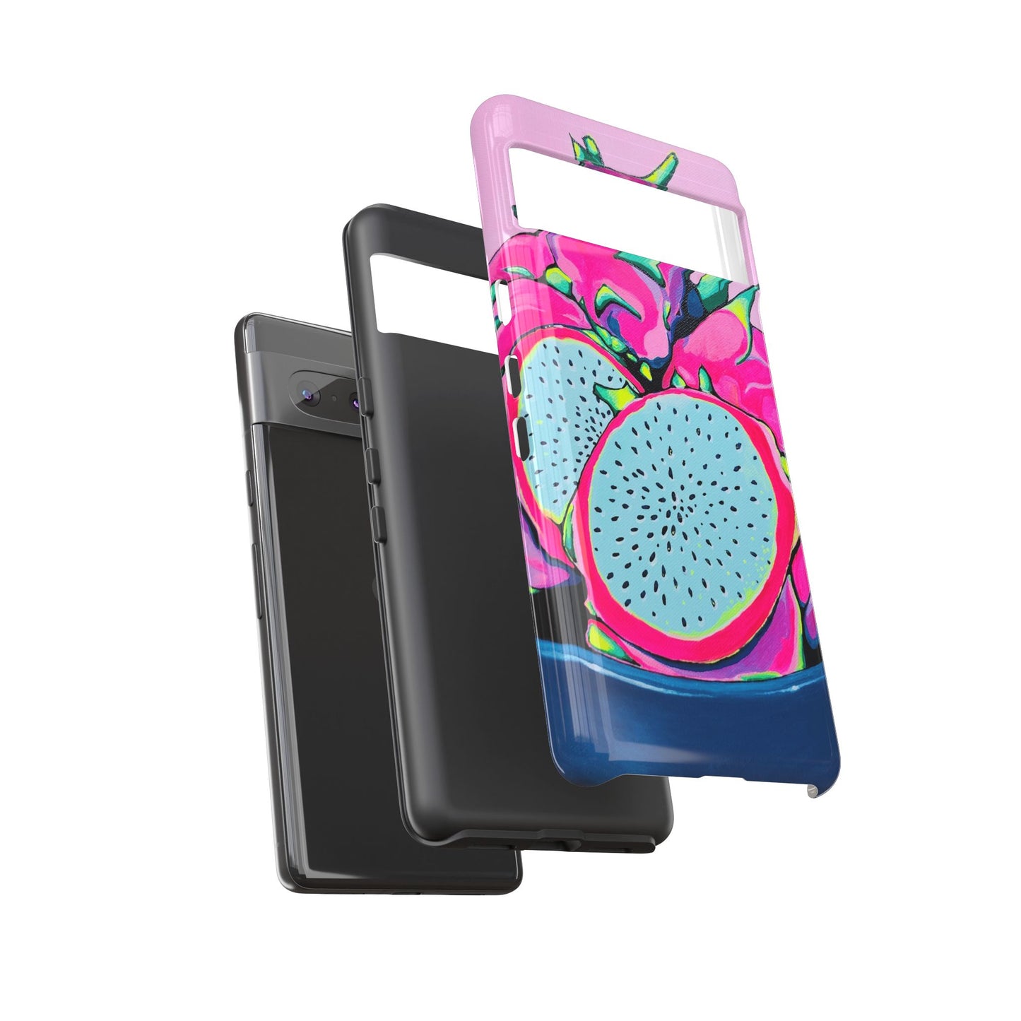 Neon Pink Dragon Fruit Tough Phone Case