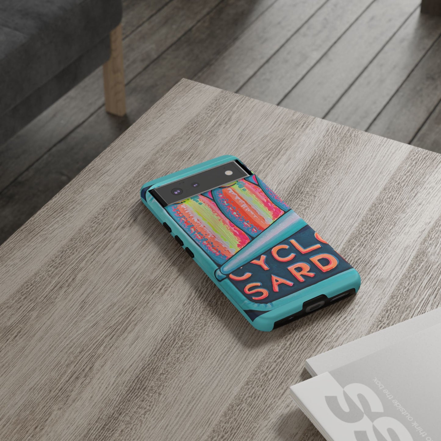 Neon Sardines Tough Phone Case