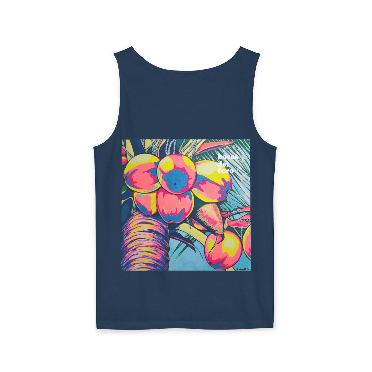 Unisex Neon Coconuts Tank Top - Perfect for Summer Vibes