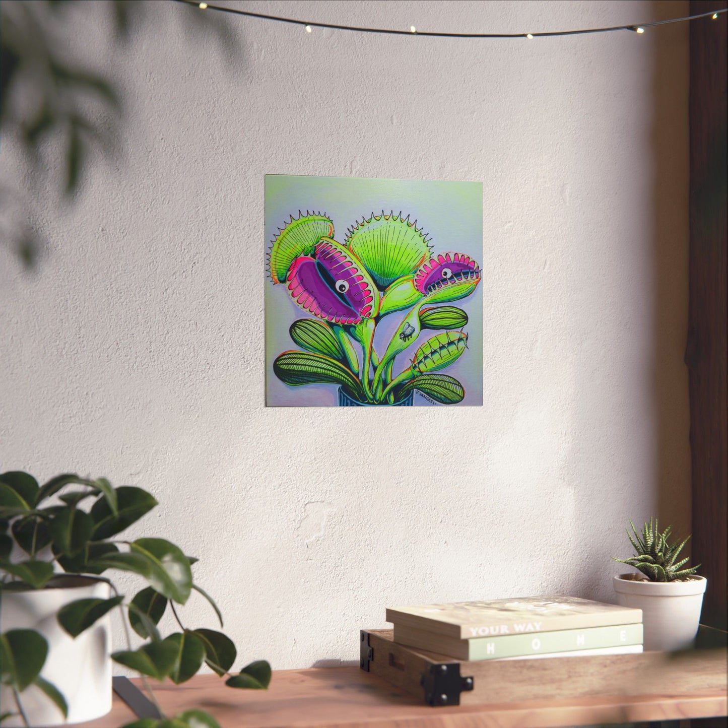 Cyclops Venus Fly Trap Giclée Art Poster