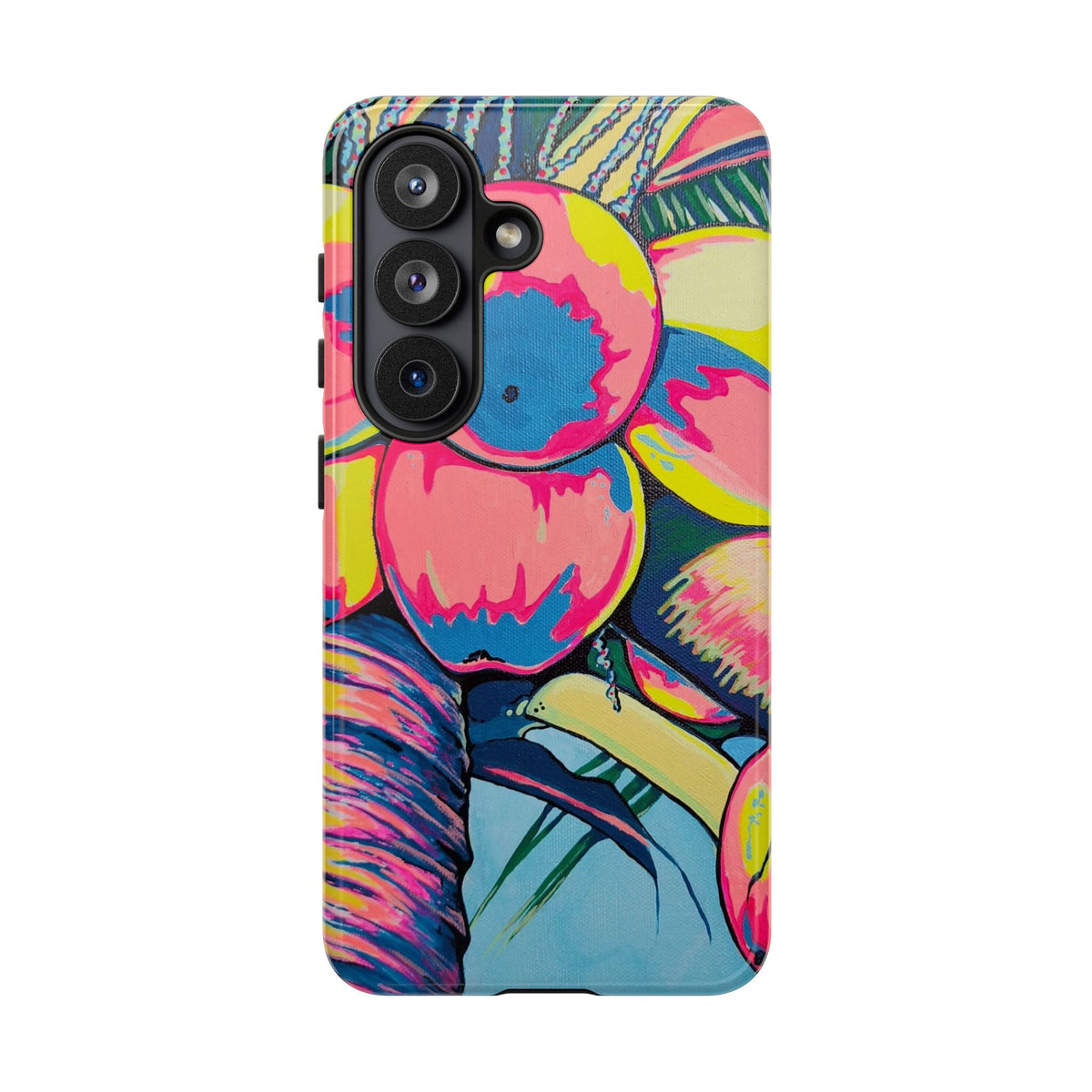 Neon Coconuts Tough Phone Case