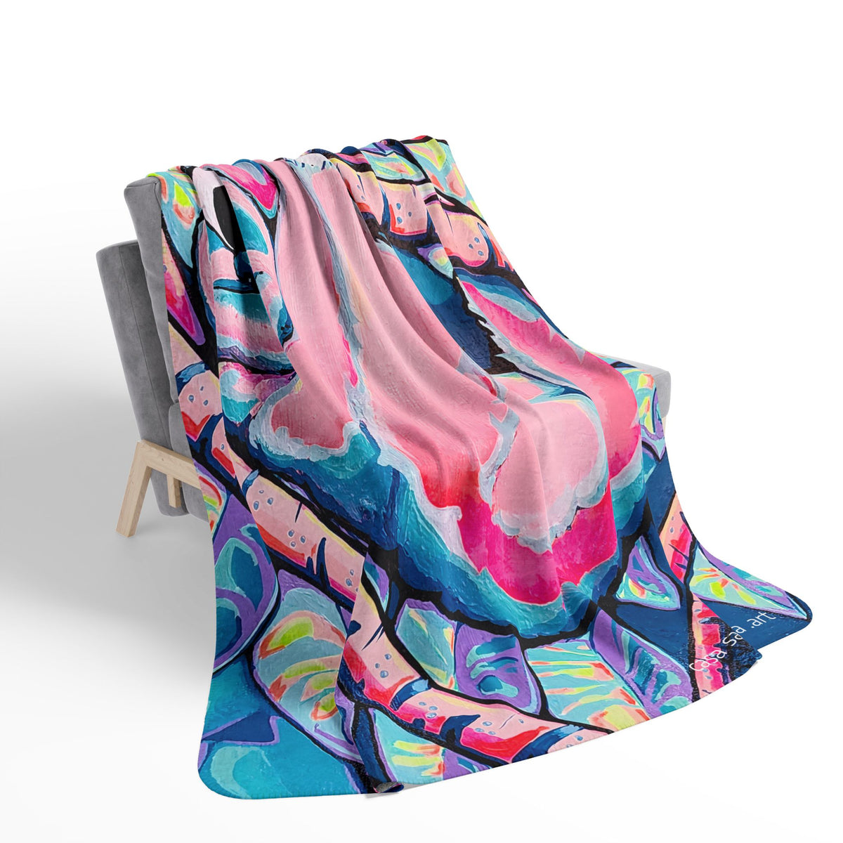 Cyclops Sloth Fleece Sherpa Blanket