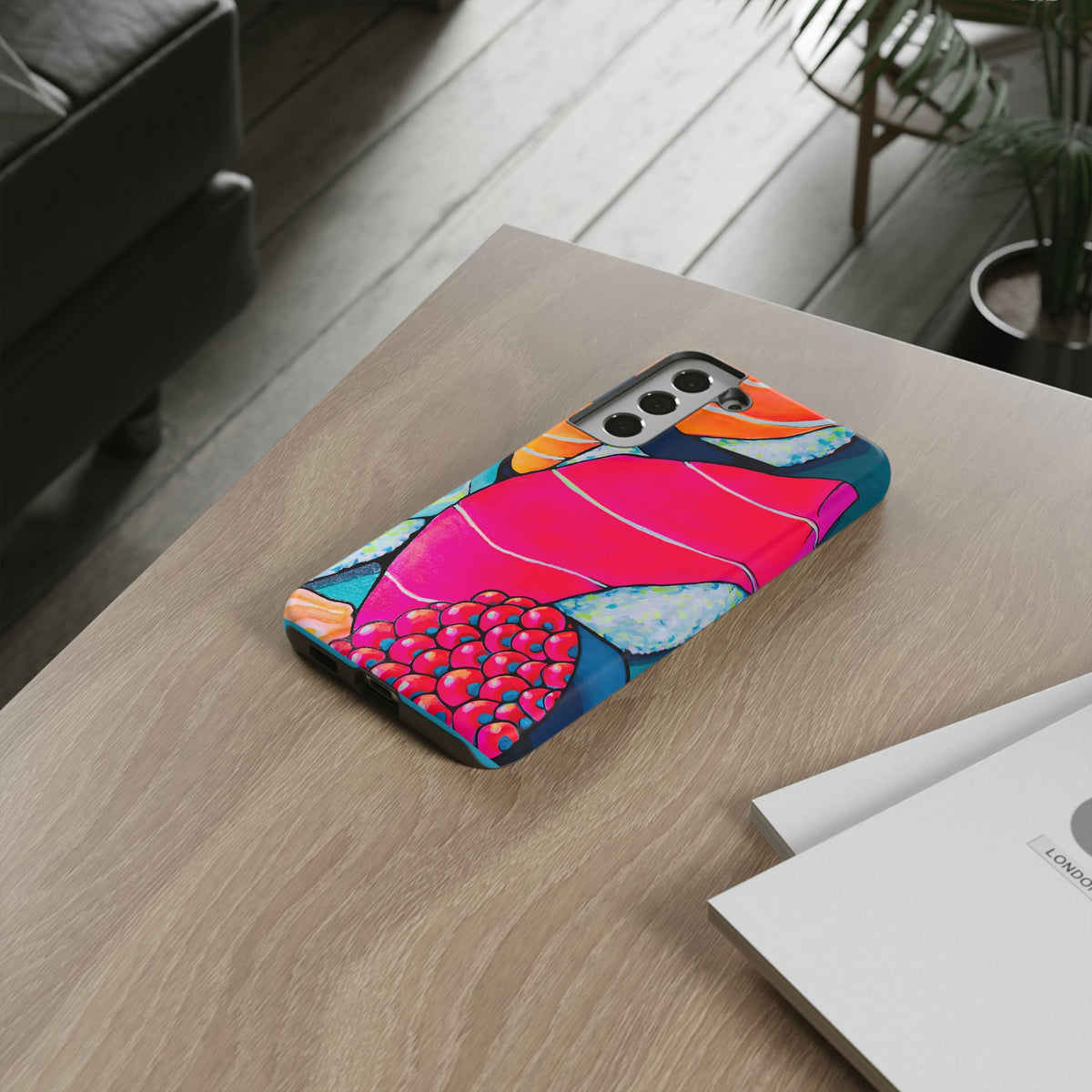 Coque de téléphone résistante Néon Sushi