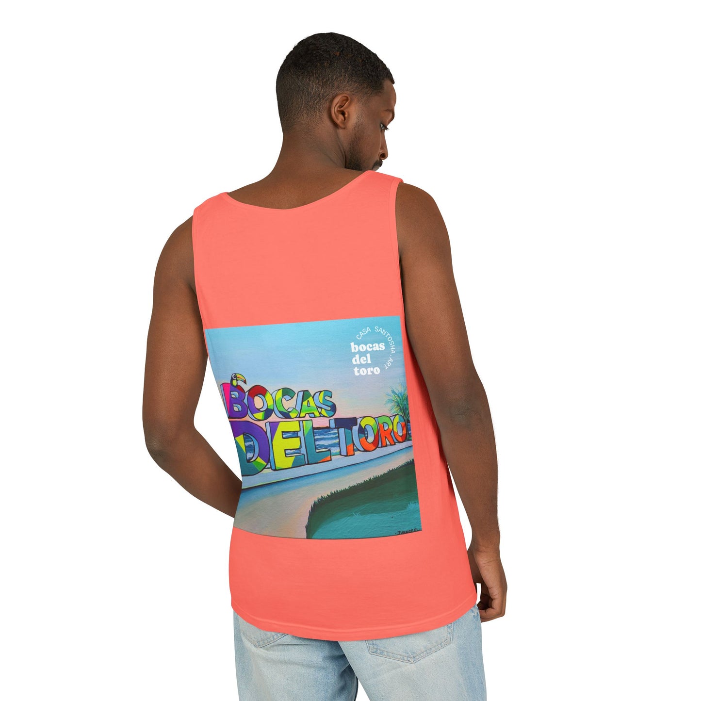 Unisex Bocas Del Toro Sign Tank Top - Perfect for Summer Vibes