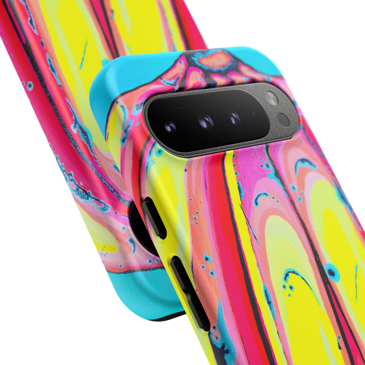Neon Fat Bananas Tough Phone Case