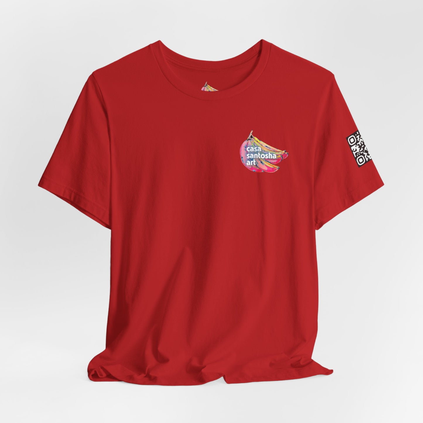 T-shirt unisexe néon à motif poisson frit
