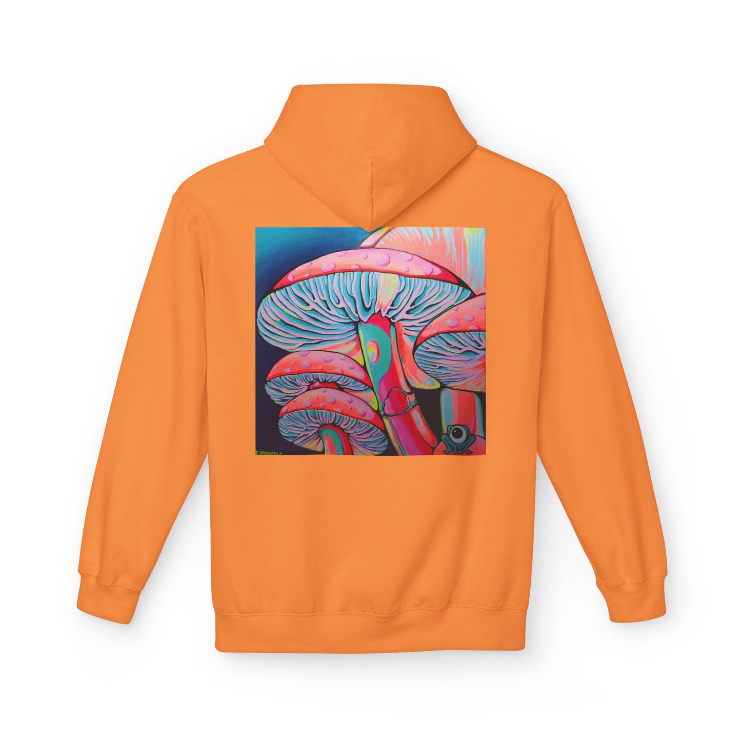 Unisex Trippy Mushrooms Soft Hoodie
