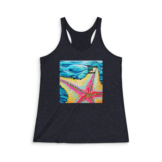 Women's Starfish Beach Bocas Graphic Racerback Tank