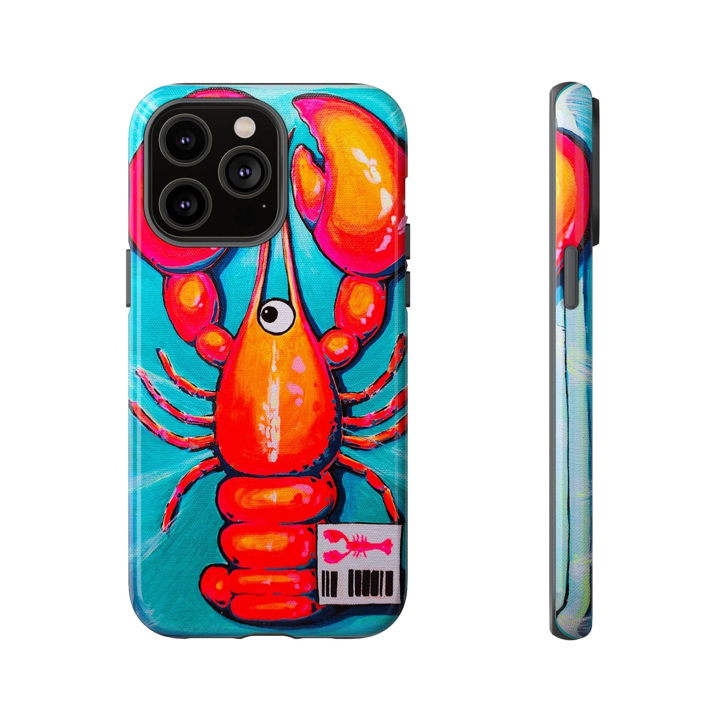 Neon Lobster Tough Phone Case