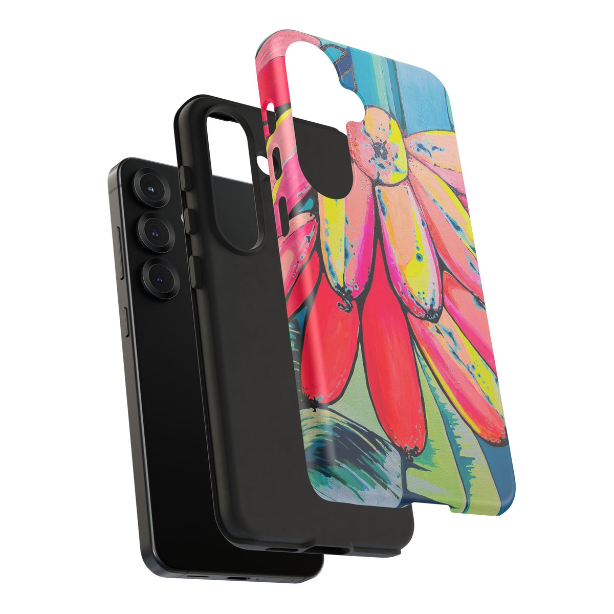 Neon Primitivo Bananas Tough Phone Case