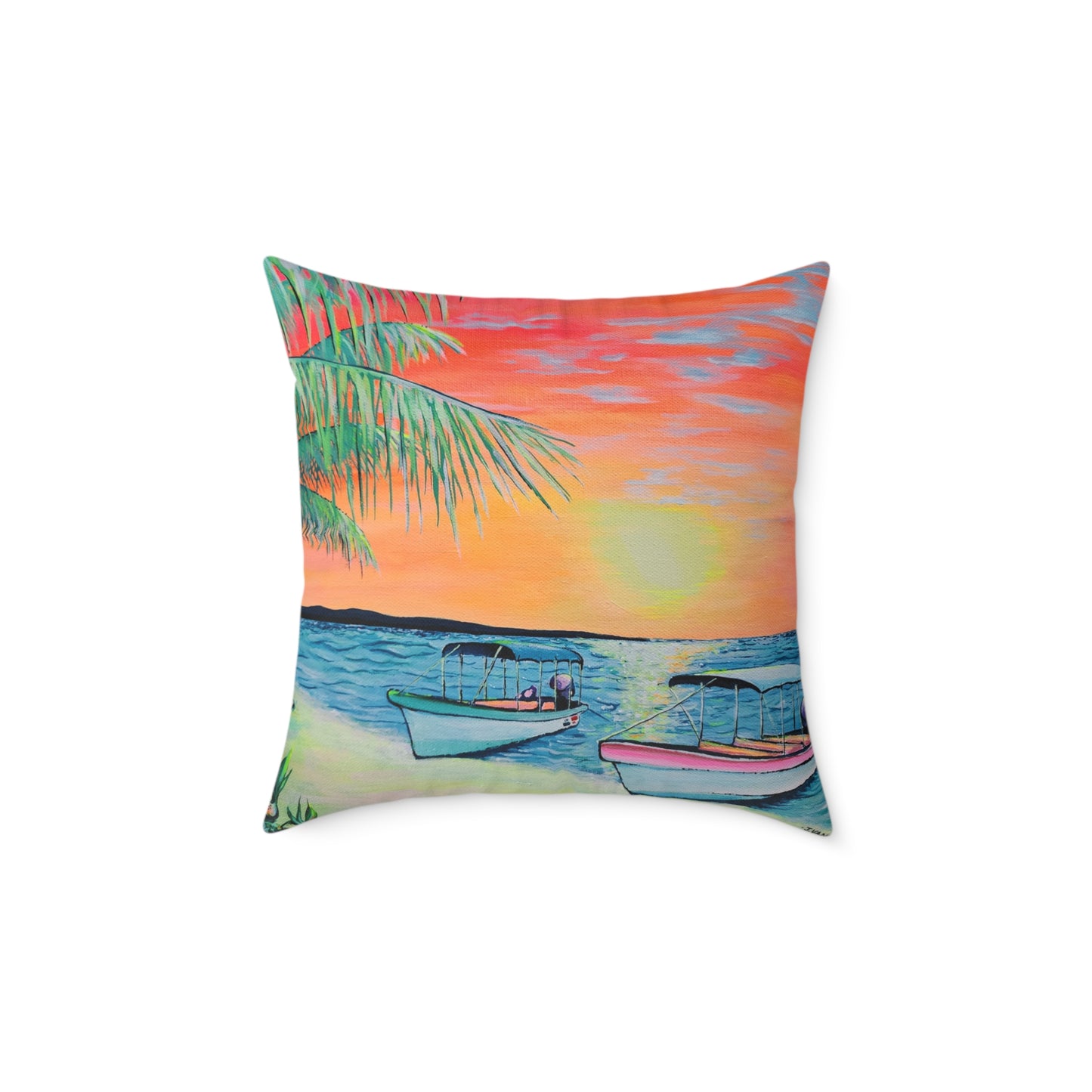 Panga Express Art Canvas Decorative Pillow
