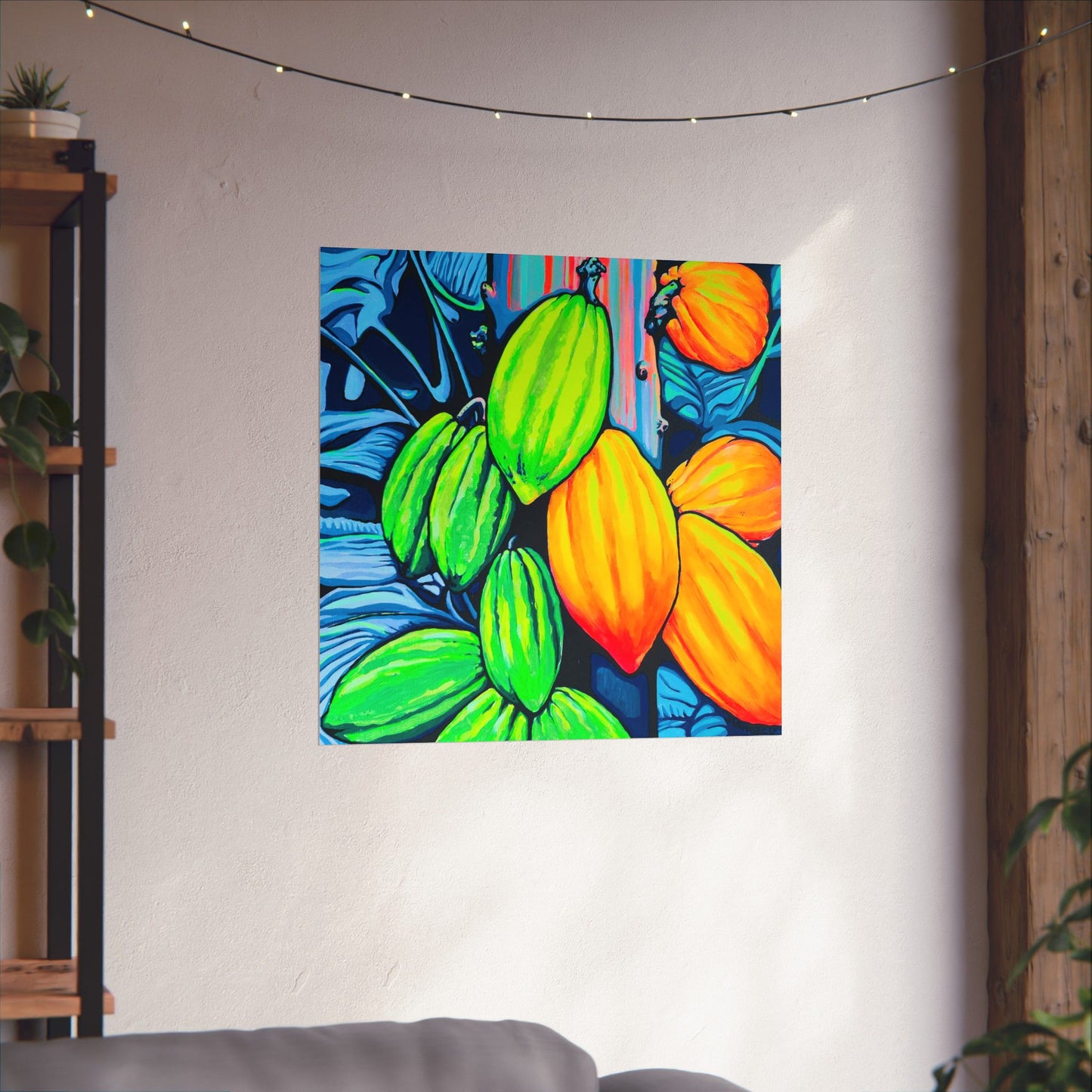 Neon Cacao Giclée Art Poster