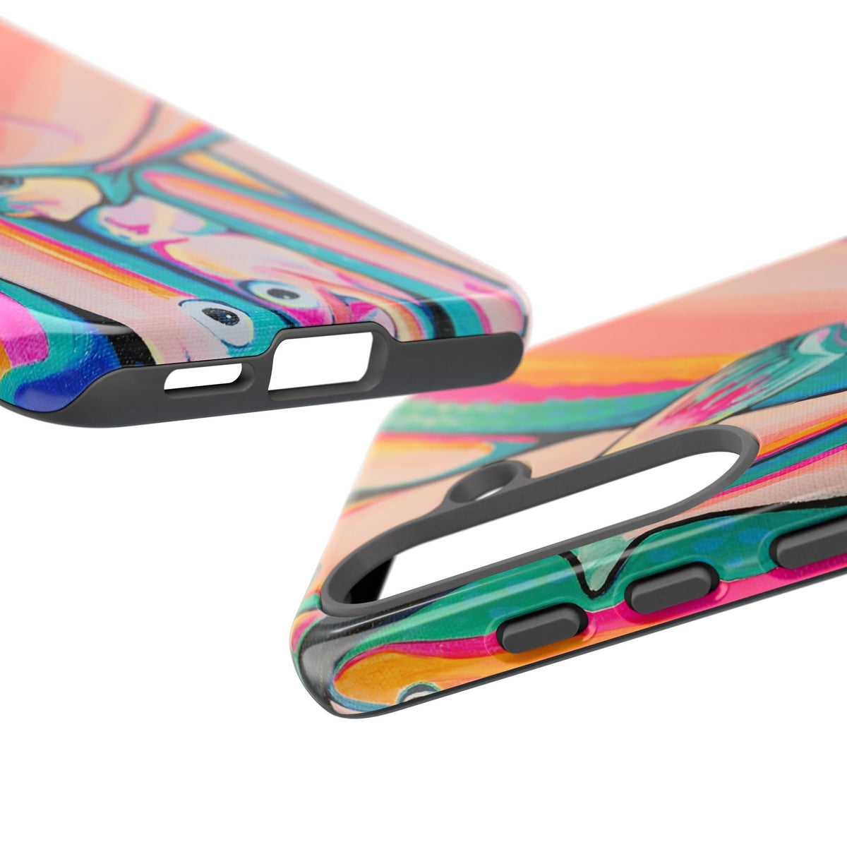 Neon Fish Tough Phone Case