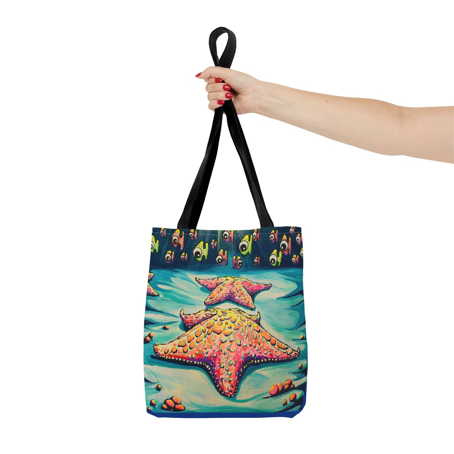 Premium Cyclops Starfish Tote Bag, Original Artist Design, Reusable Shopping Tote, Eco-Friendly