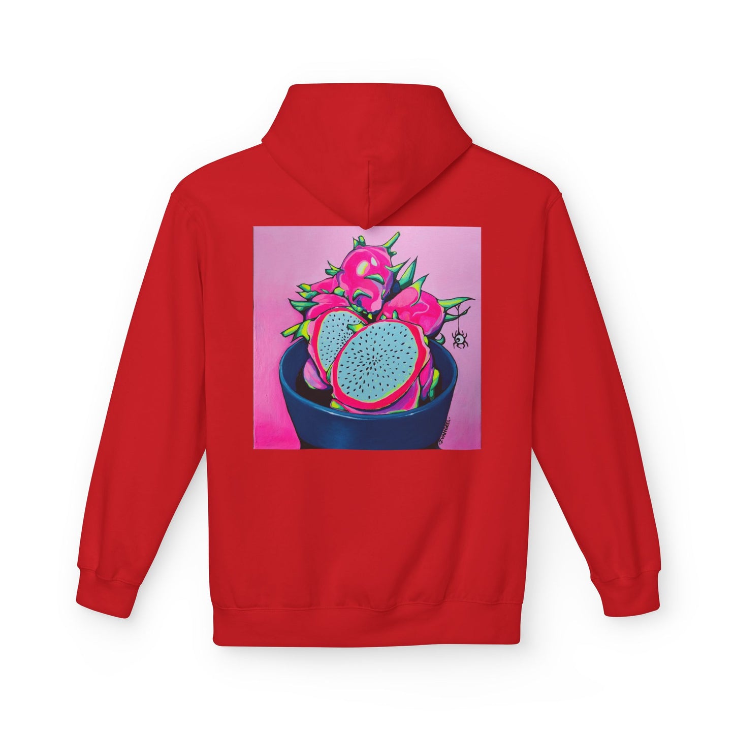 Unisex Neon Pink Dragon Fruit Soft Hoodie