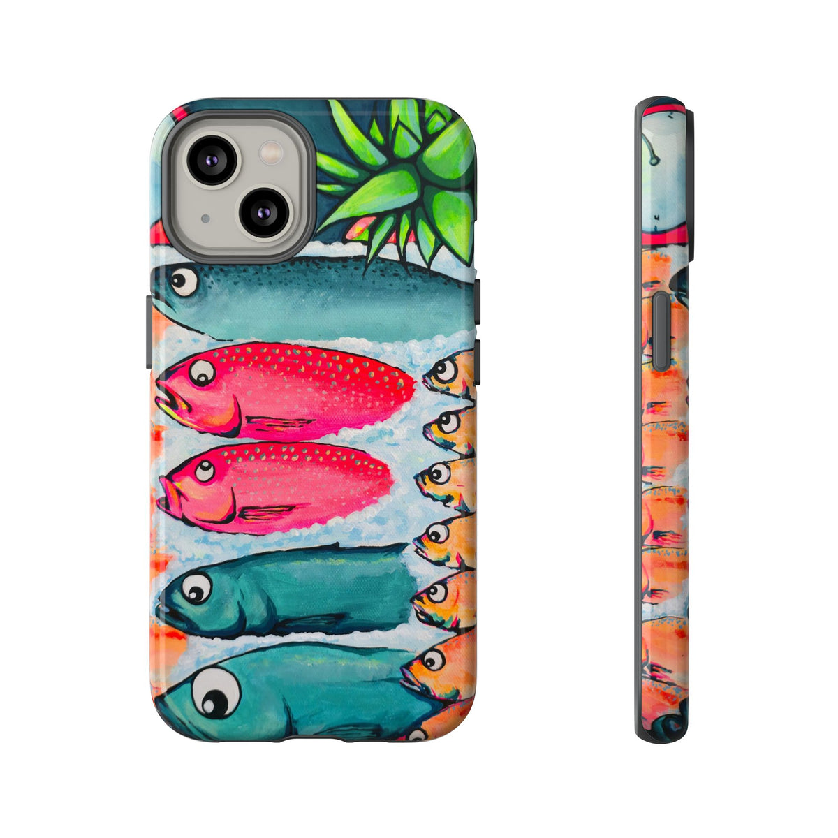 Neon Cabo Fish Market Tough Phone Case