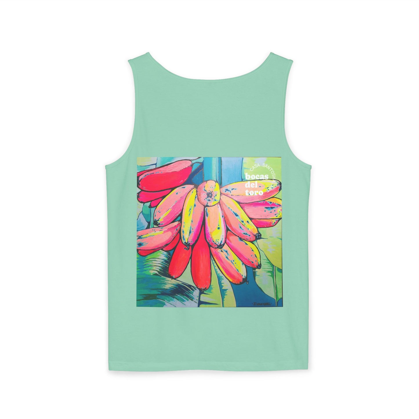 Unisex Neon Primitivo Bananas Tank Top - Perfect for Summer Vibes