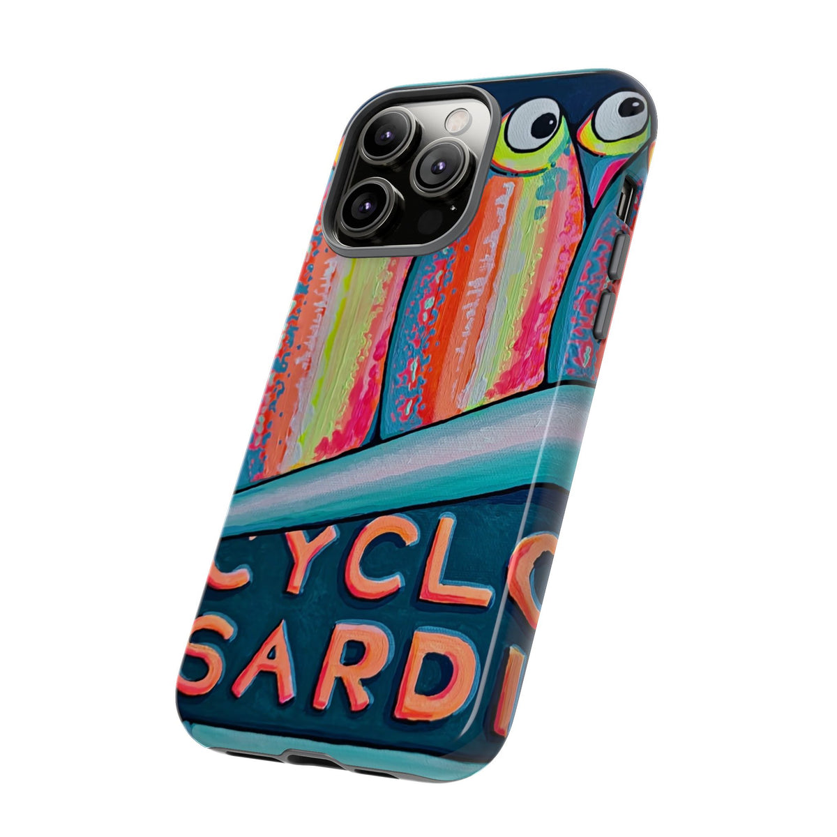 Neon Sardines Tough Phone Case