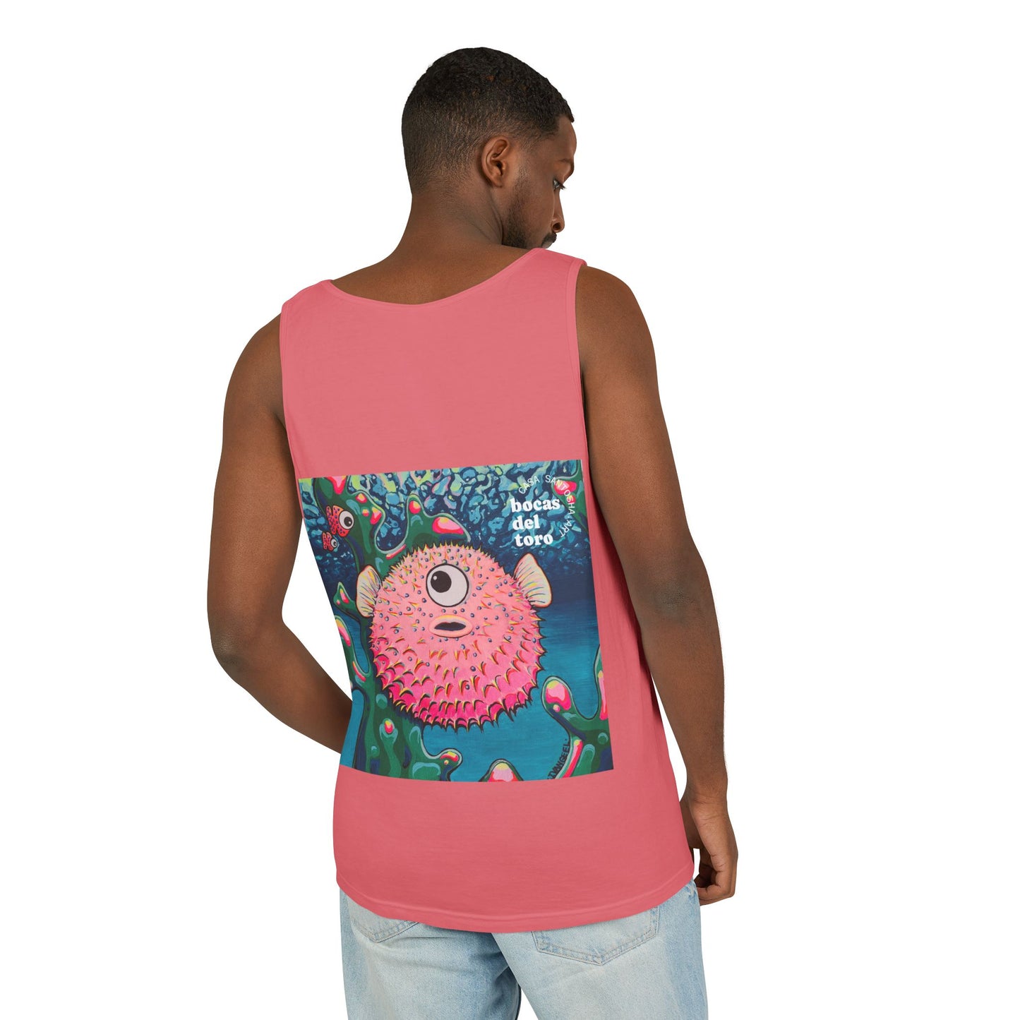 Unisex Cyclops Pufferfish Tank Top - Perfect for Summer Vibes