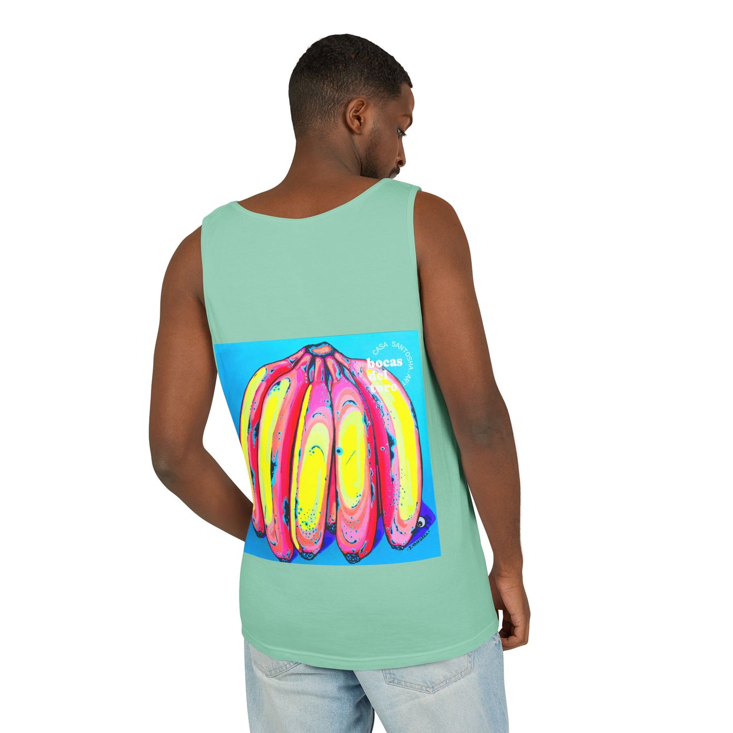 Unisex Neon Fat Bananas Tank Top - Perfect for Summer Vibes