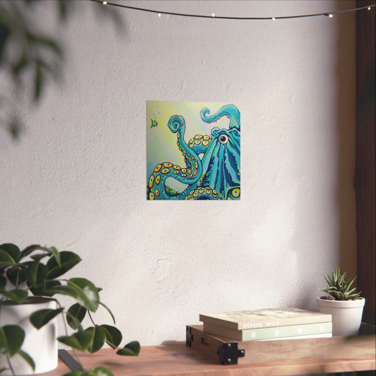 Cyclops Octopus Giclée Art Poster