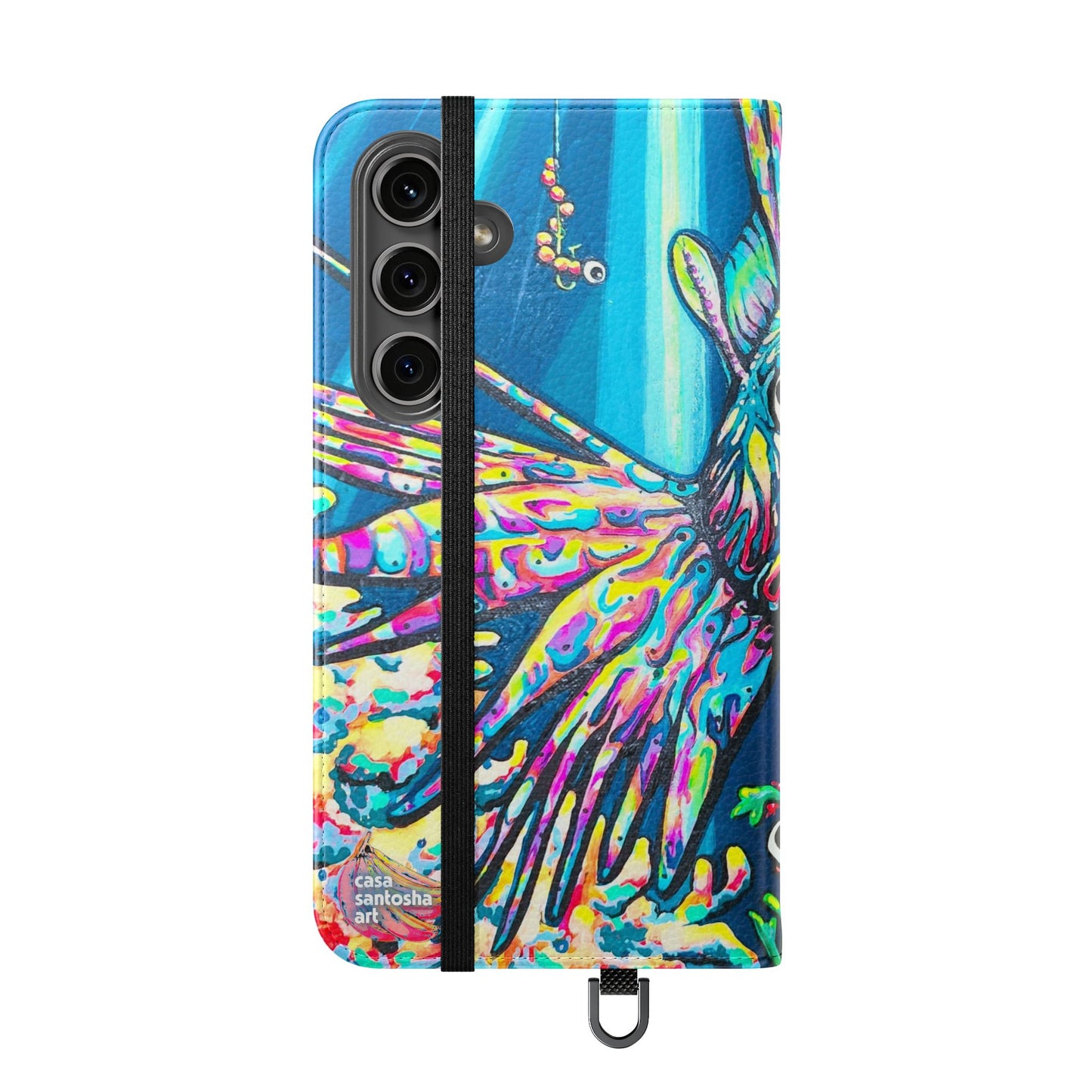 Cyclops Lionfish Flip Phone Case – Wallet Cover with Card Slots