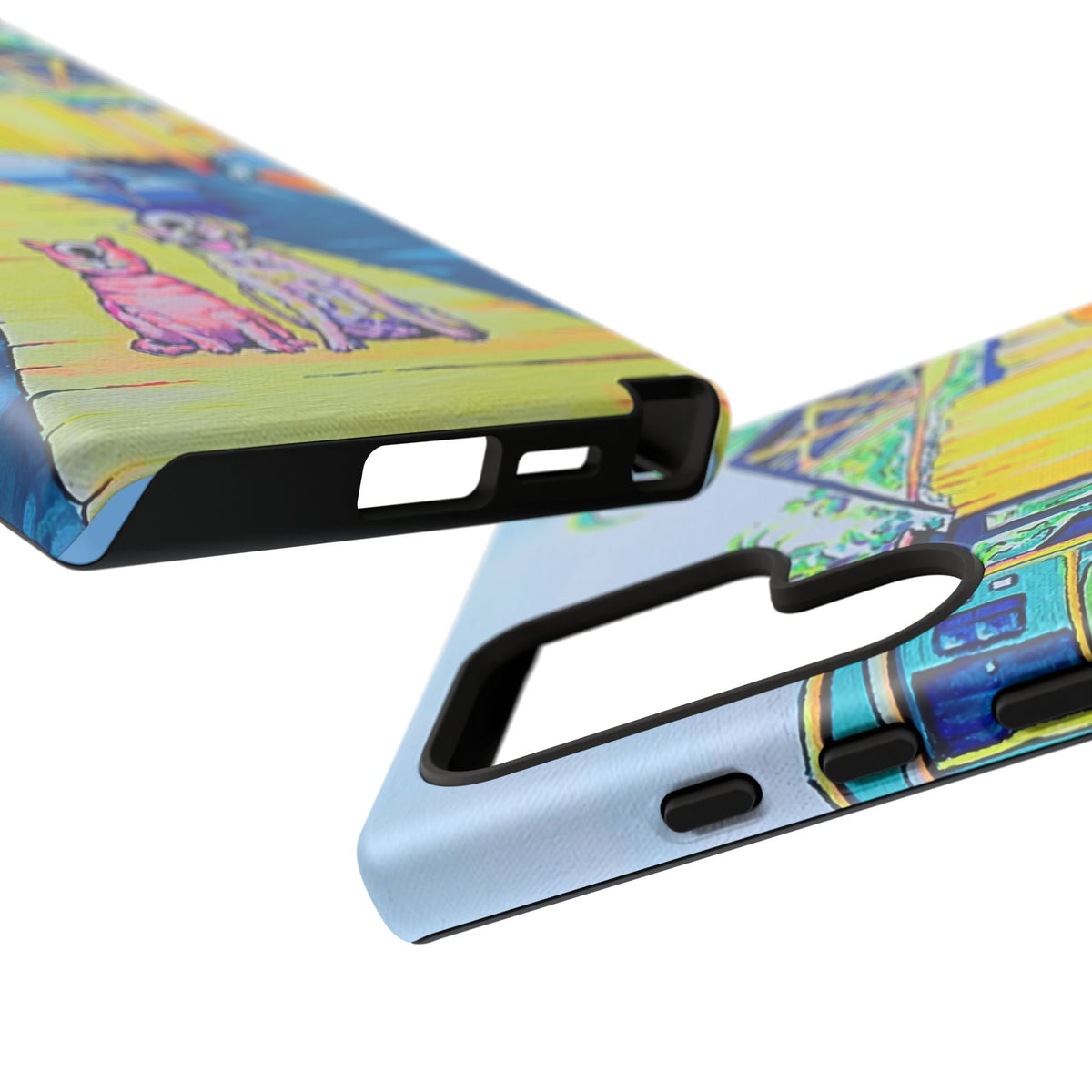 Cyclops Cat and Dog in Bocas Tough Phone Case