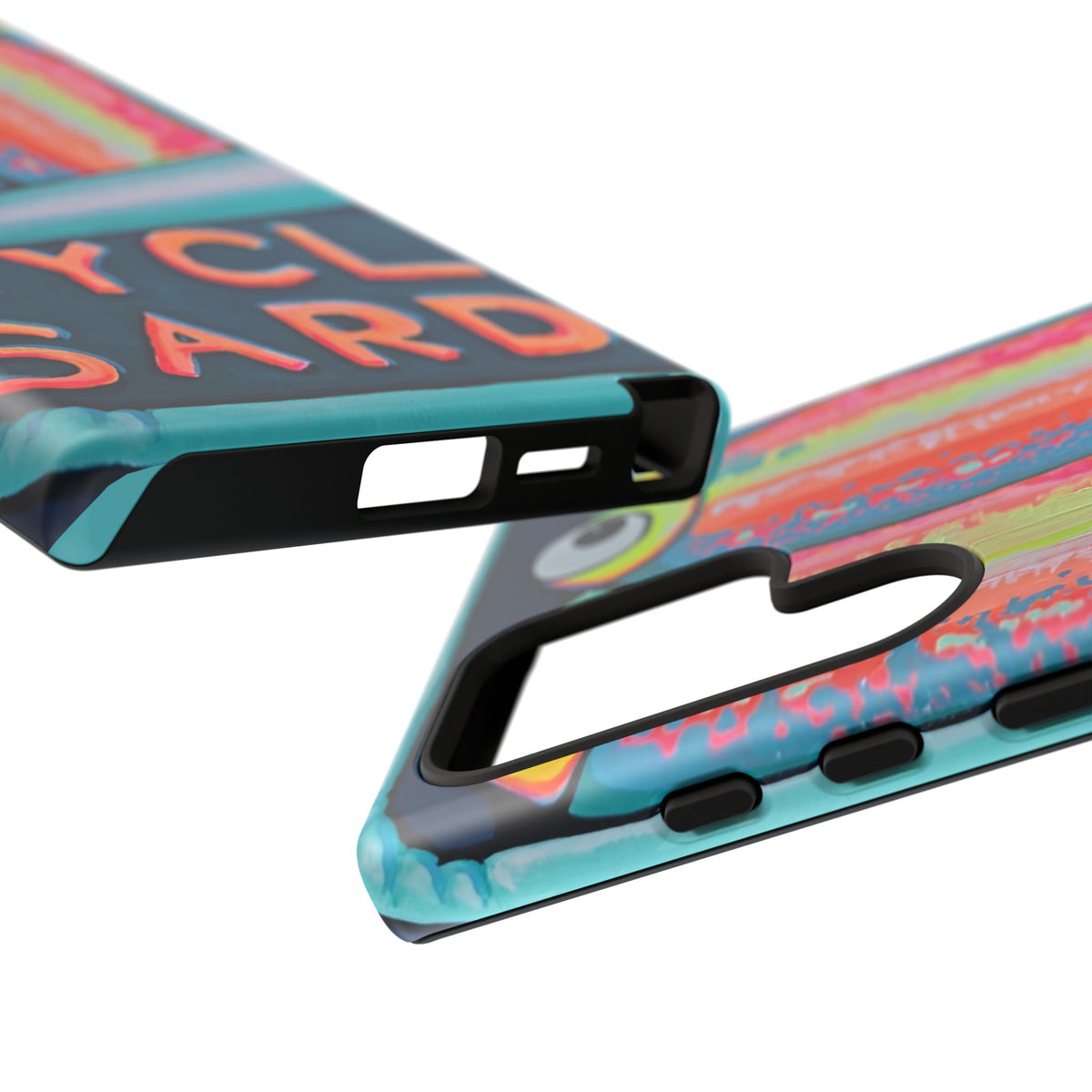 Neon Sardines Tough Phone Case
