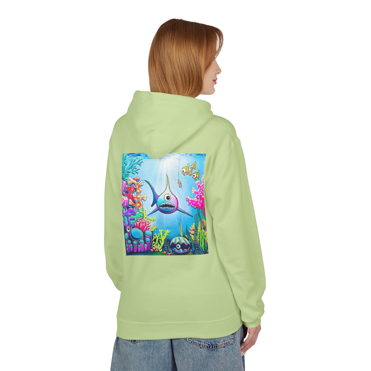Unisex Cyclops Shark Soft Hoodie