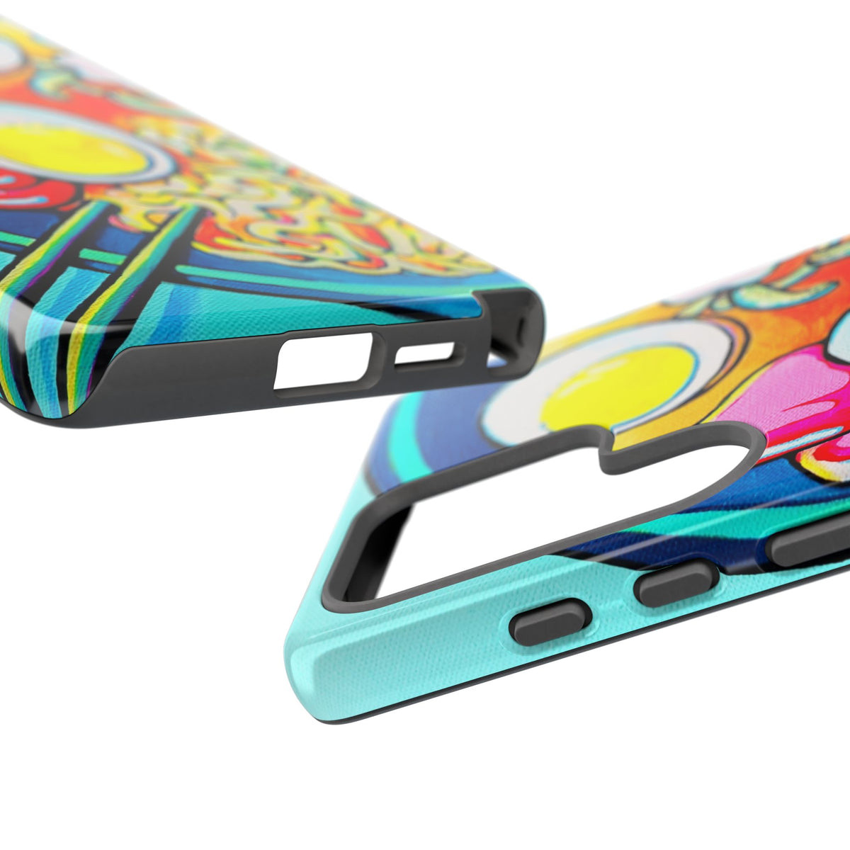 Coque de téléphone résistante Neon Ramen