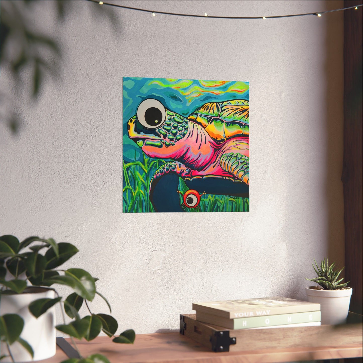 Cyclops Turtle Giclée Art Poster
