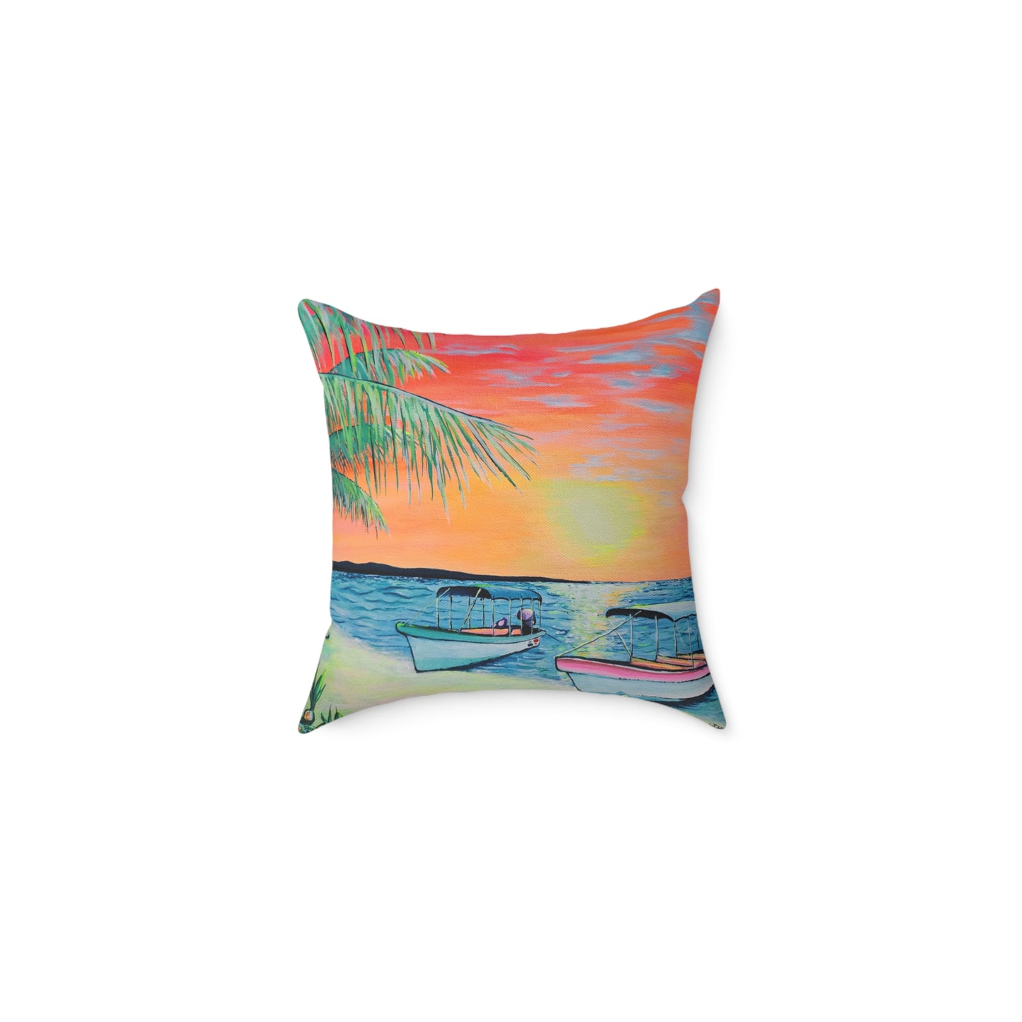 Panga Express Art Canvas Decorative Pillow