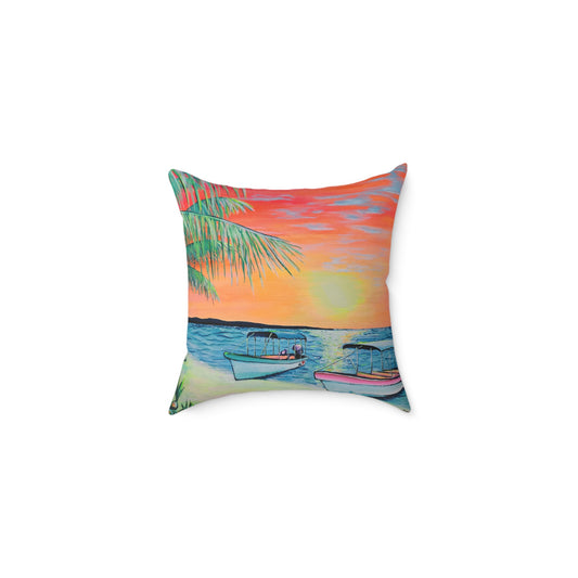 Panga Express Art Canvas Decorative Pillow