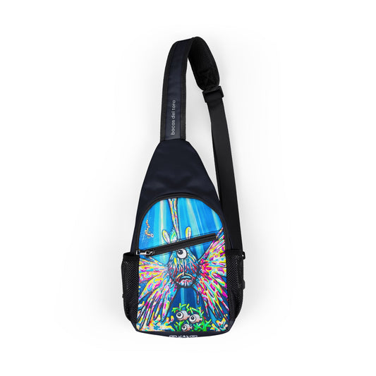 Cyclops Lionfish Art Sling Bag - Travel or Everyday Chest Bag