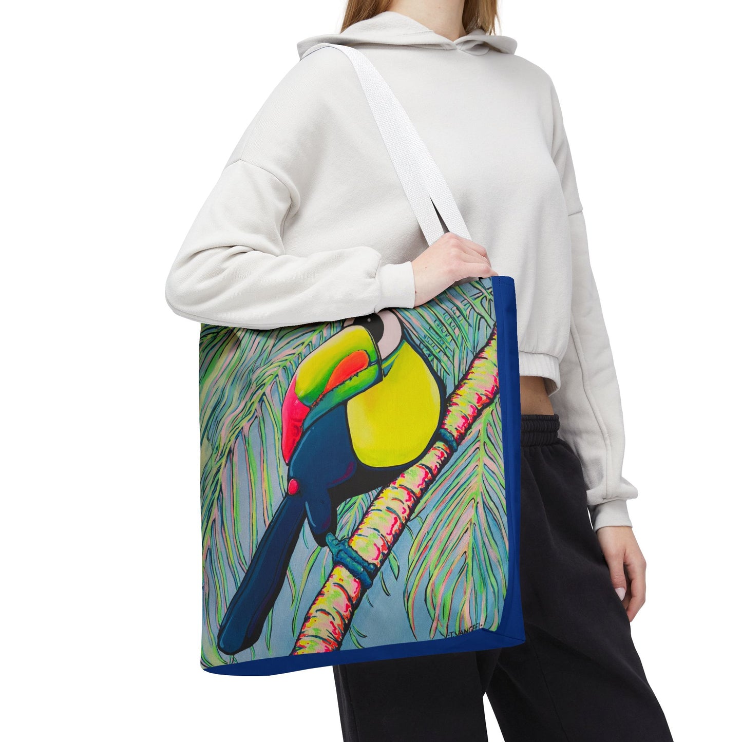 Premium Cyclops Toucan Tote Bag, Original Artist Design, Reusable Shopping Tote,  Eco-Friendly