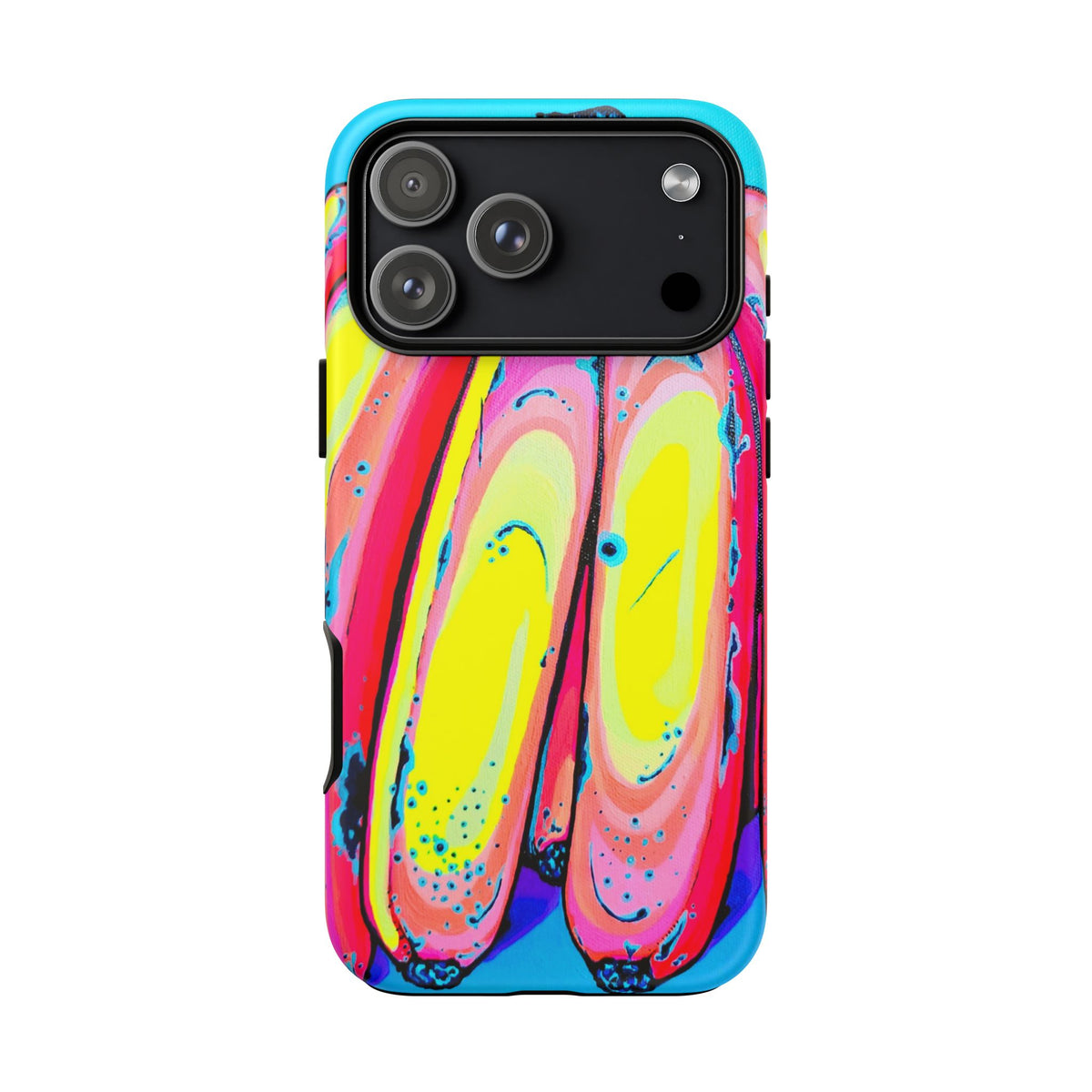 Neon Fat Bananas Tough Phone Case