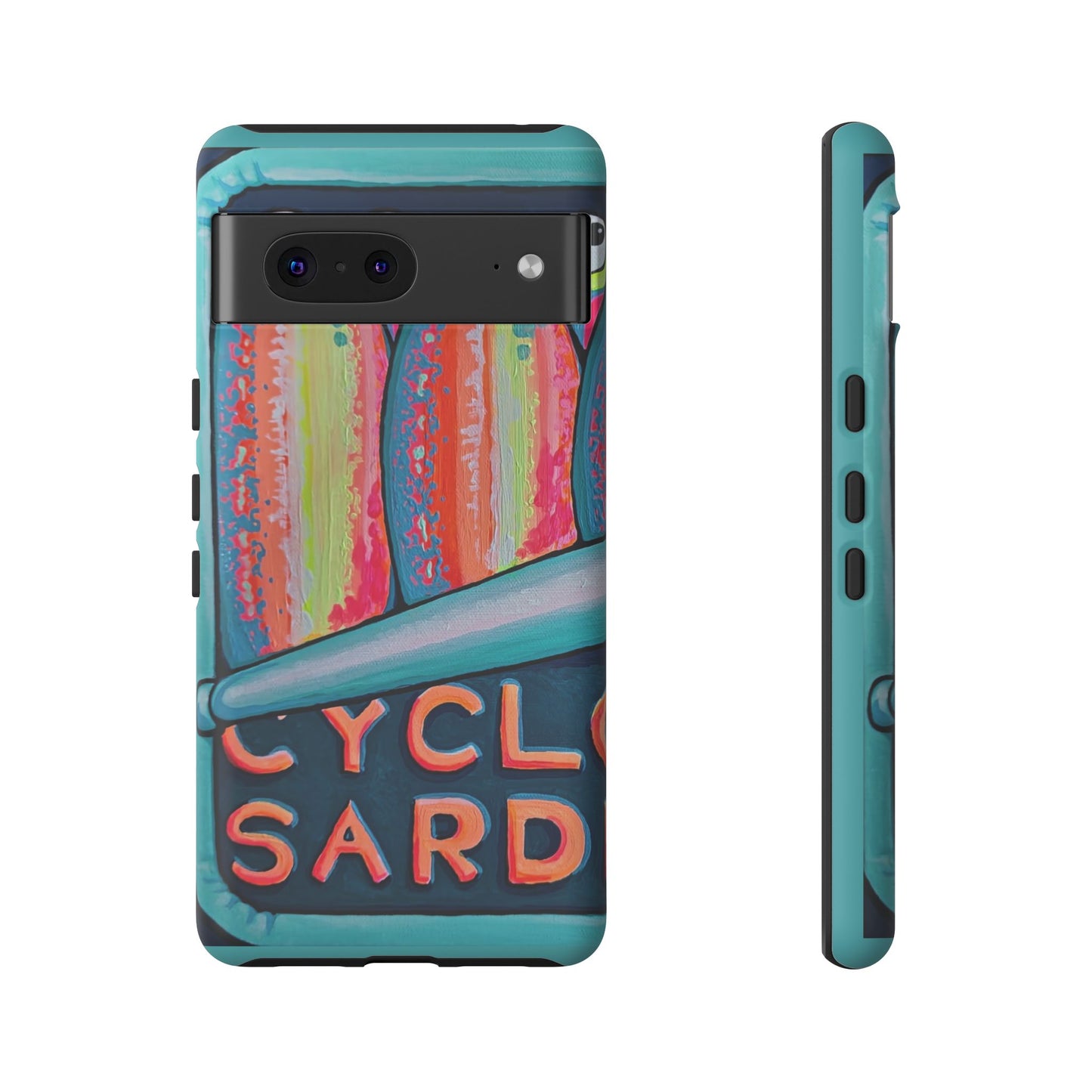 Neon Sardines Tough Phone Case