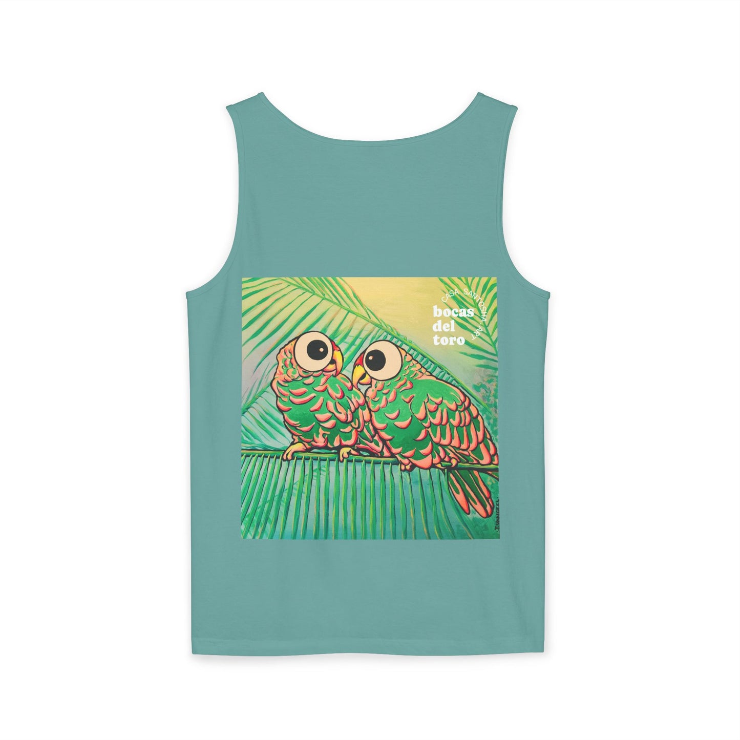 Unisex Chatty Cyclops Parrots Tank Top - Perfect for Summer Vibes