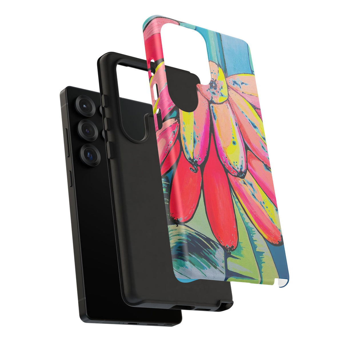 Neon Primitivo Bananas Tough Phone Case