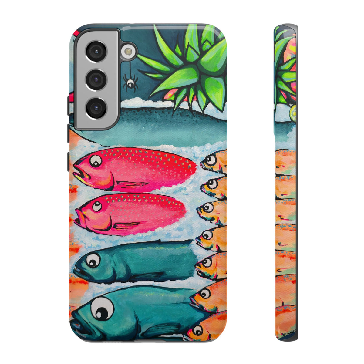 Neon Cabo Fish Market Tough Phone Case