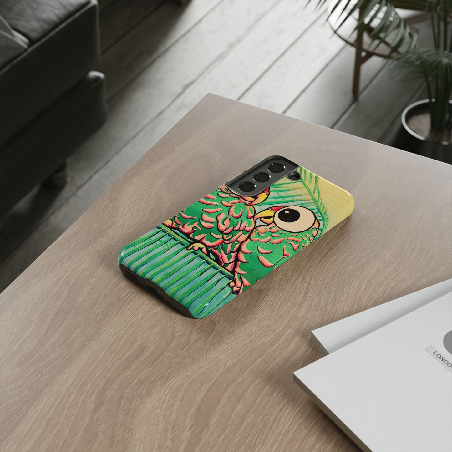 Chatty Cyclops Parrots Tough Phone Case