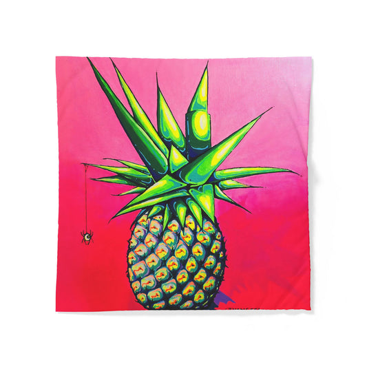 Neon Pineapple Duvet Cover