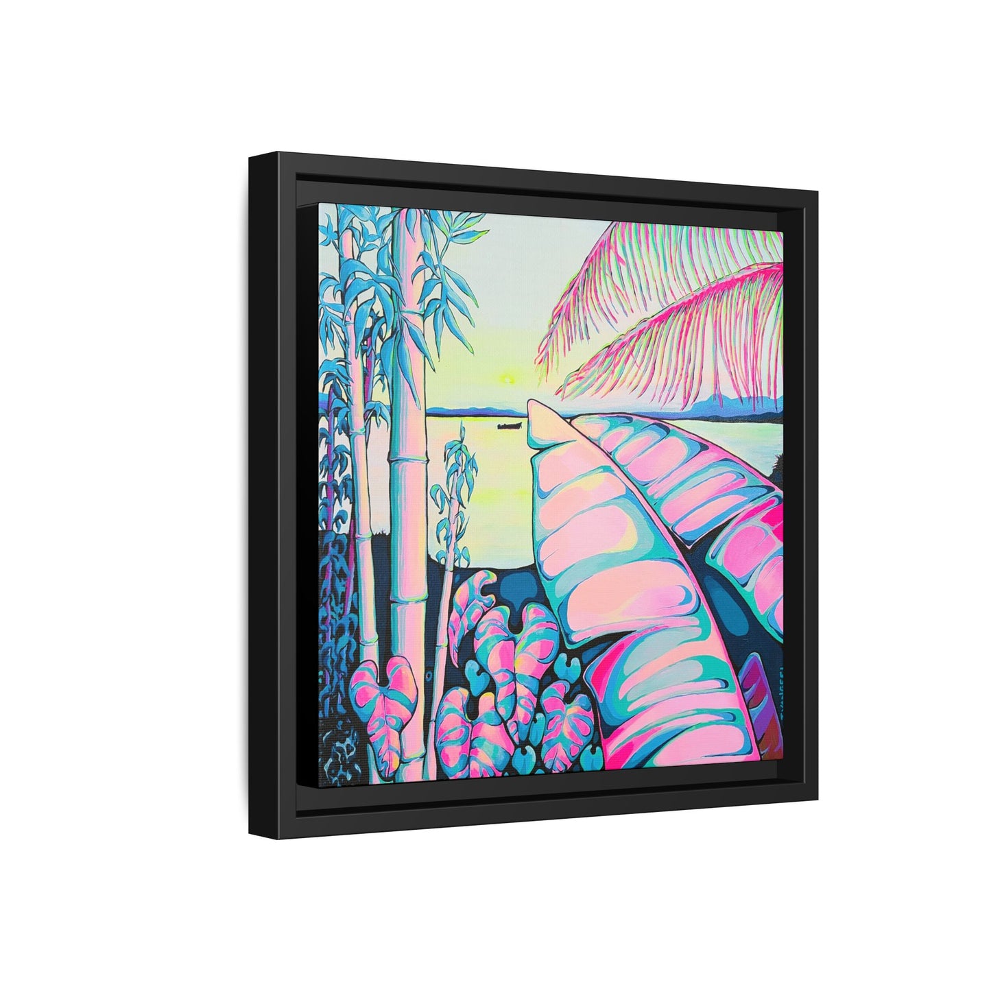 Impression sur toile « Sérénité encadrée Bocas »